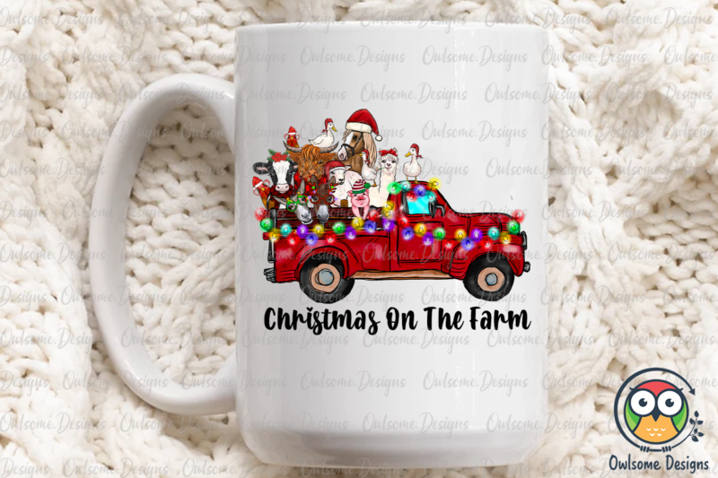 Truck Christmas PNG Sublimation