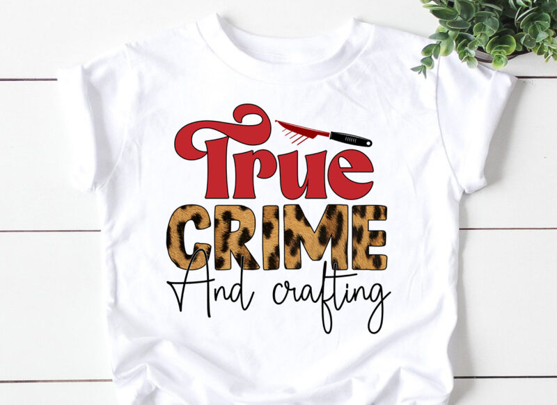 True Crime Sublimation Design Bundle