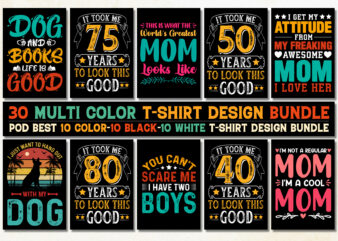 Typography T-Shirt Design Bundle