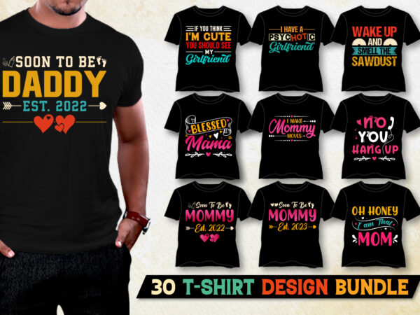 Typography t-shirt design bundle