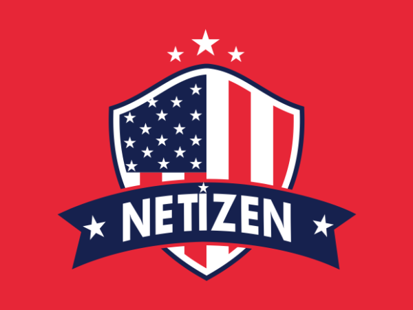 Usa netizen logo t shirt vector graphic