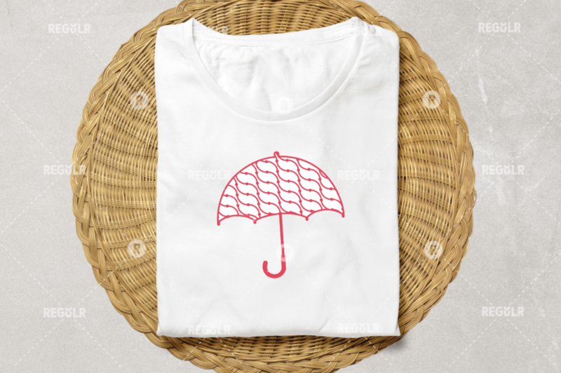 Umbrella Monogram SVG Bundle