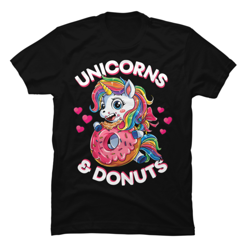Unicorn Eating Donut,present tshirt - Buy t-shirt designs