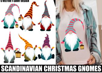 Gnome Chrismas Vector Design,6 Design,Christmas T-shirt Design Bundle ,Dear Santa He Did It T-shirt Design ,120 Design, 160 T-Shirt Design Mega Bundle, 20 Christmas SVG Bundle, 20 Christmas T-Shirt Design,