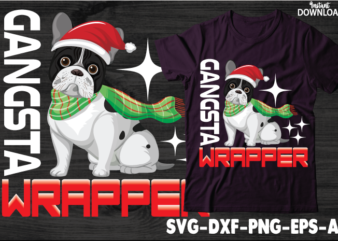 Gangsta Wrapper,Christmas Shirt, Women Christmas Shirt, Cute Christmas Shirt, Women Holiday Shirt, Farm Fresh Christmas Trees Truck Shirt, Christmas T-shirt, Christmas Family, Red Truck Shirt, Christmas Gift, Christmas Truck Family