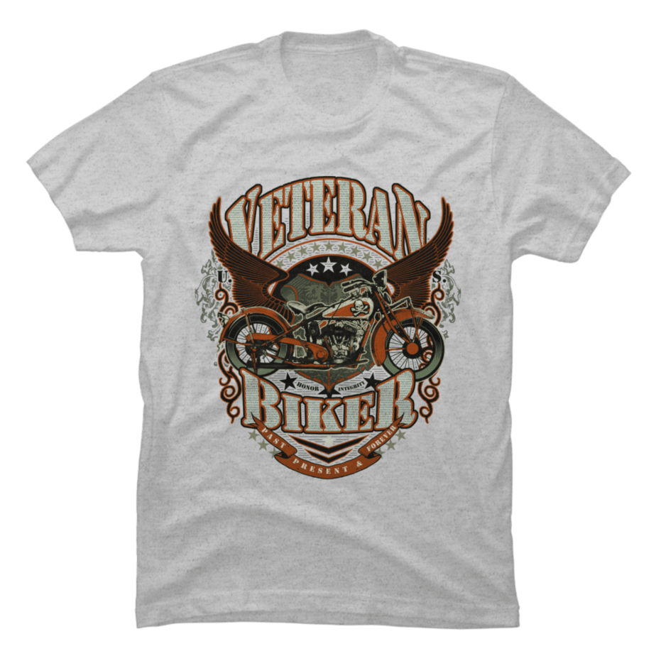 Veteran Biker - Buy t-shirt designs
