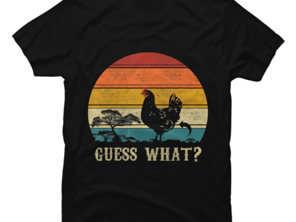 Vintage Guess What TShirt Chicken Butt ! Farmer Gift Funny