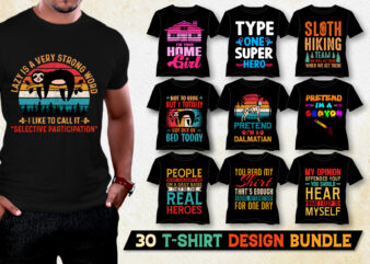 Vintage T-Shirt Design Bundle