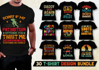 Vintage T-Shirt Design Bundle