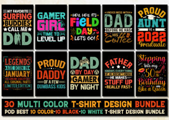 Vintage T-Shirt Design Bundle
