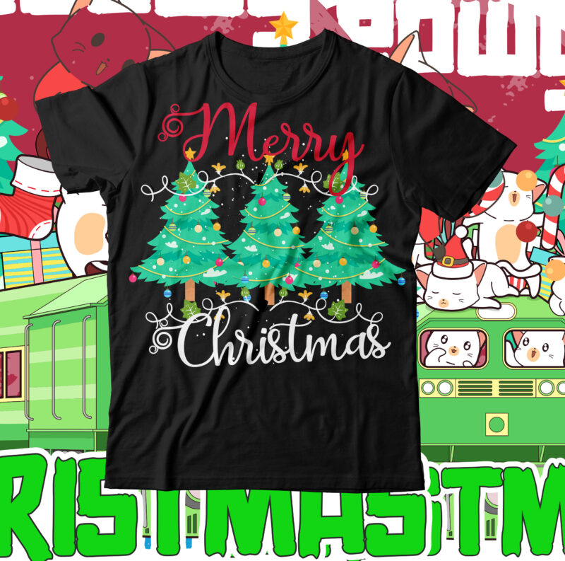 Merrry Christmas T-Shirt Design , Merrry Christmas SVG Cut File , Christmas SVG Mega Bundle , 220 Christmas Design , Christmas svg bundle , 20 christmas t-shirt design , winter