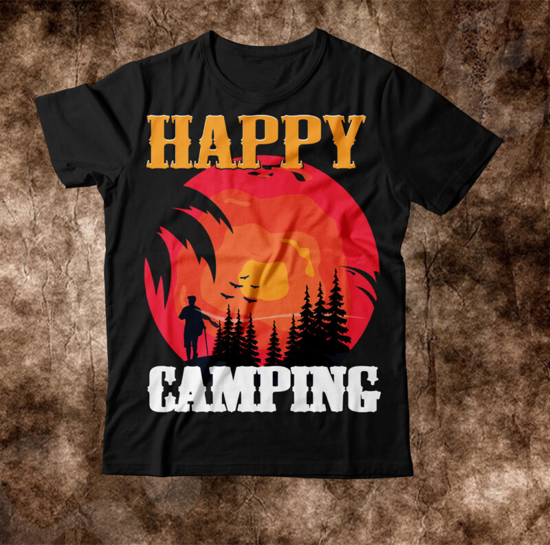Camping Design Bundle,Happy Camper Shirt, Happy Camper Tshirt, Happy Camper Gift, Camping Shirt, Camping Tshirt, Camper Shirt, Camper Tshirt, Cute Camping ShirCamping Life Shirts, Camping Shirt, Camper T-shirt, Camper Shirt,