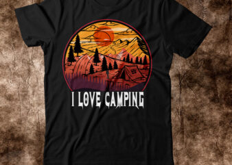 I love camping T-shirt Design,Happy Camper Shirt, Happy Camper Tshirt, Happy Camper Gift, Camping Shirt, Camping Tshirt, Camper Shirt, Camper Tshirt, Cute Camping ShirCamping Life Shirts, Camping Shirt, Camper T-shirt,