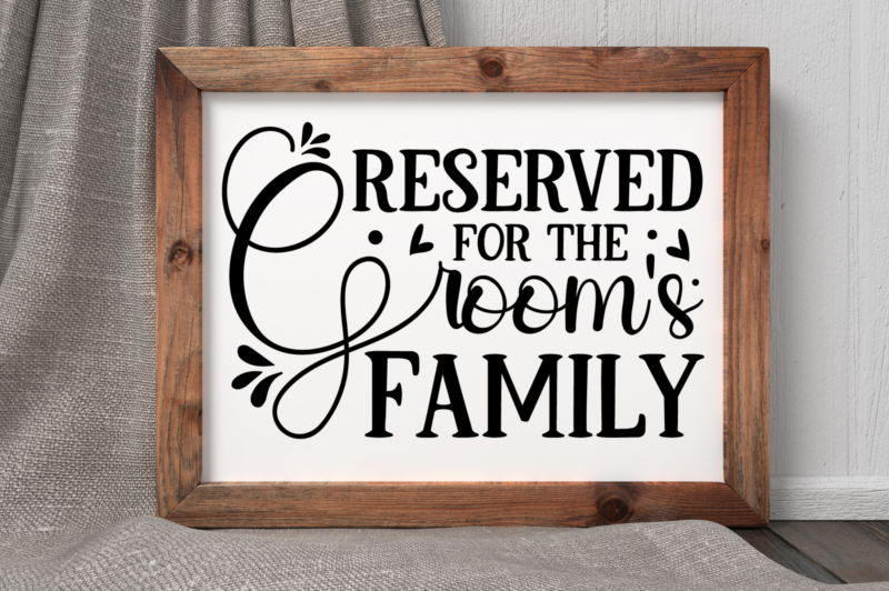 Wedding Sign SVG Bundle