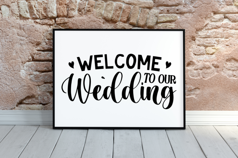Wedding Sign SVG Bundle