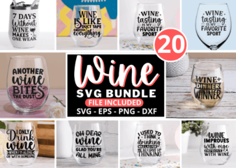 Wine Svg Bundle