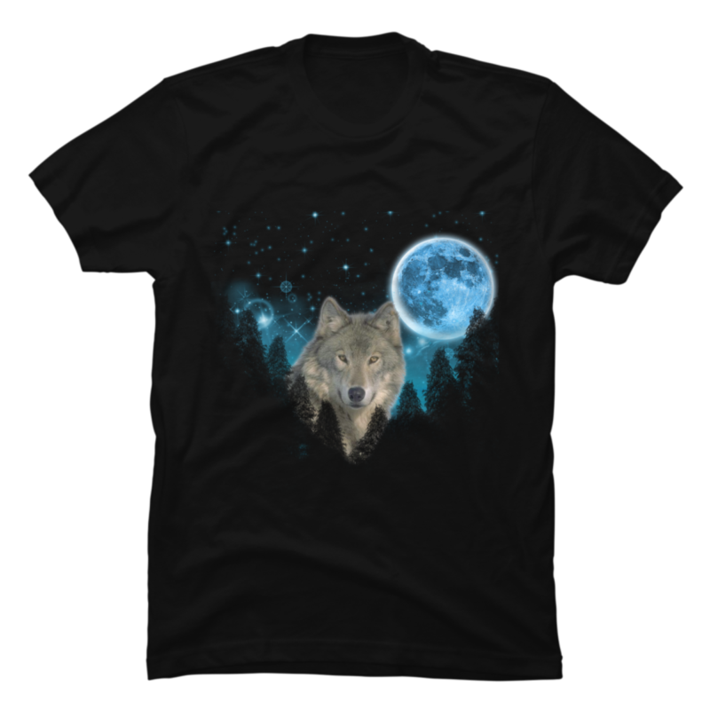 Wolf StarLight,tshirt star light - Buy t-shirt designs