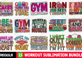 Workout Sublimation Bundle