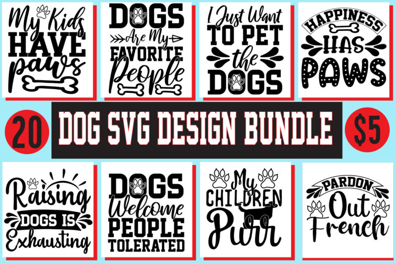 Dog Bandana SVG Bundle-2, Dog Shirt Bundle SVG, Dog Quotes Bundle, Fur Mom  Svg, Funny Dog Sayings Svg, Commercial Use