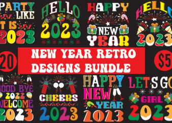 New year retro design bundle,New Year’s 2023 Png, New Year Same Hot Mess Png, New Year’s Sublimation Design, Retro New Year Png, Happy New Year 2023 Png, 2023 Happy New