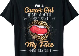 a cancer girl leopard birthday astrology zodiac sign t shirt men