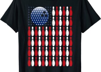 american flag bowling shirt bowler gifts for bowling team t shirt men