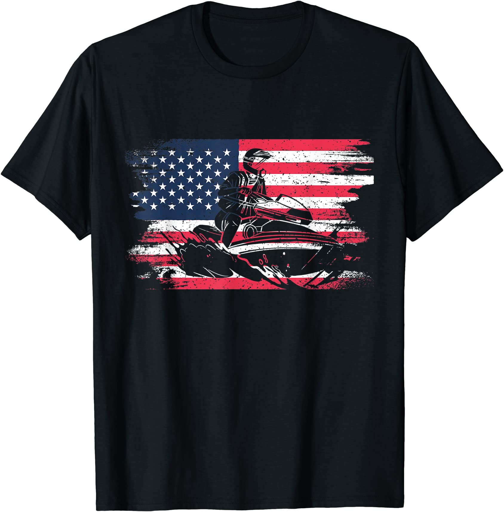american usa flag jet ski t shirt men - Buy t-shirt designs
