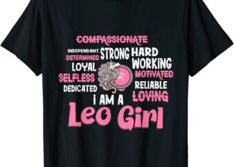 as a leo girl birthday astrology zodiac sign women leo t shirt men