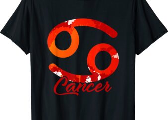 astrological sign gift idea symbol zodiac sign cancer t shirt men