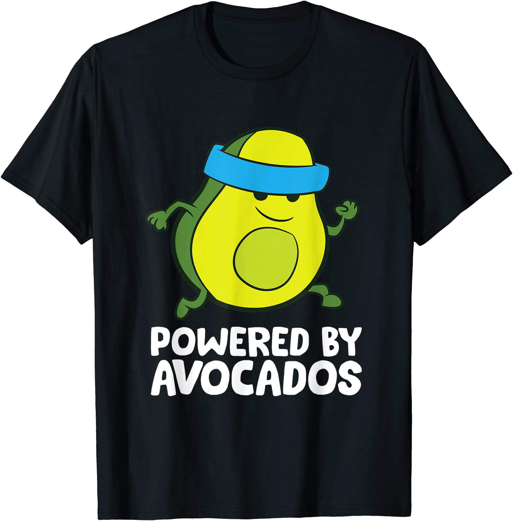avocado marathon running avocado powered by avocados t shirt men - Buy ...