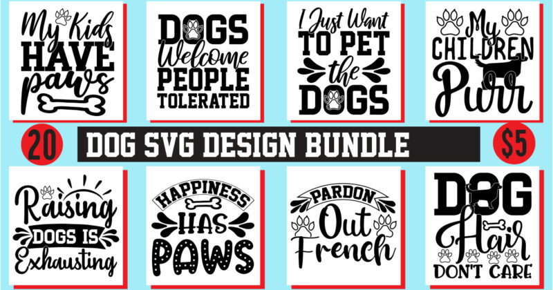 Dog SVG design bundle,Dog svg bundle, Dog mom svg, cricut svg, dog clipart, paw svg, dog lover svg, dog quotes svg, dog sayings svg, pawsitive svg, SVG bundle, svg bundles,