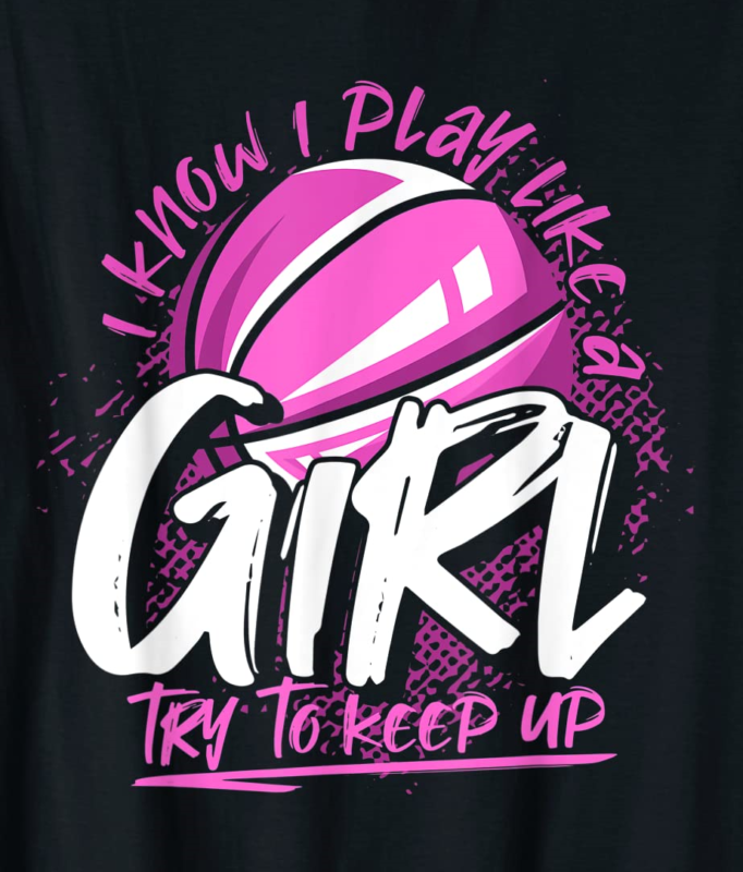basketball player women girls sport funny basketball t shirt men