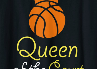 basketball shirts for girls teens queen court t shirt gift women