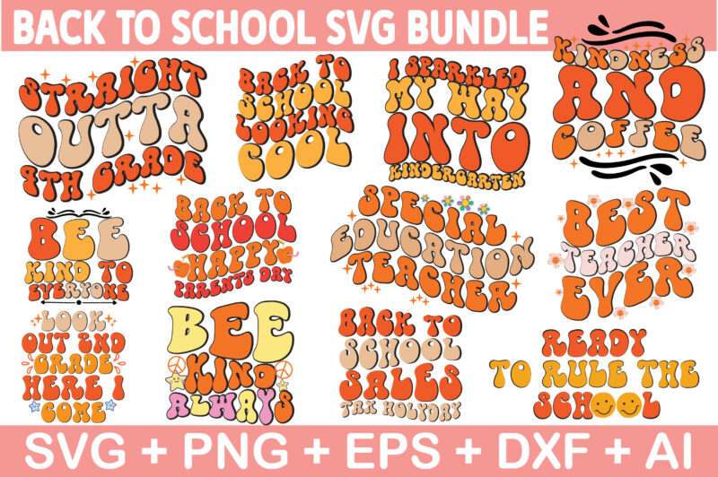 Back to School Sublimation Bundle