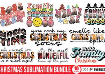 Christmas Sublimation Designs Bundle