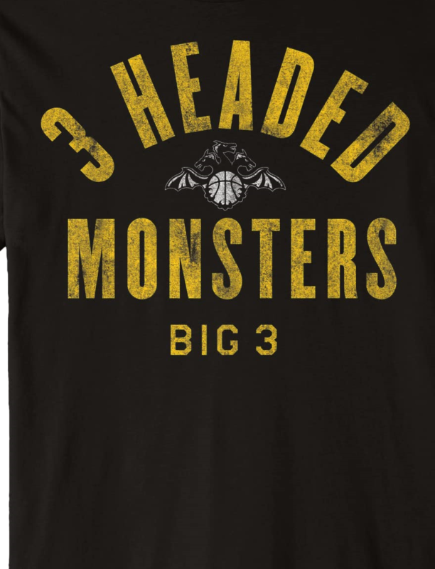 big3 3 headed monsters simple logo premium t shirt men