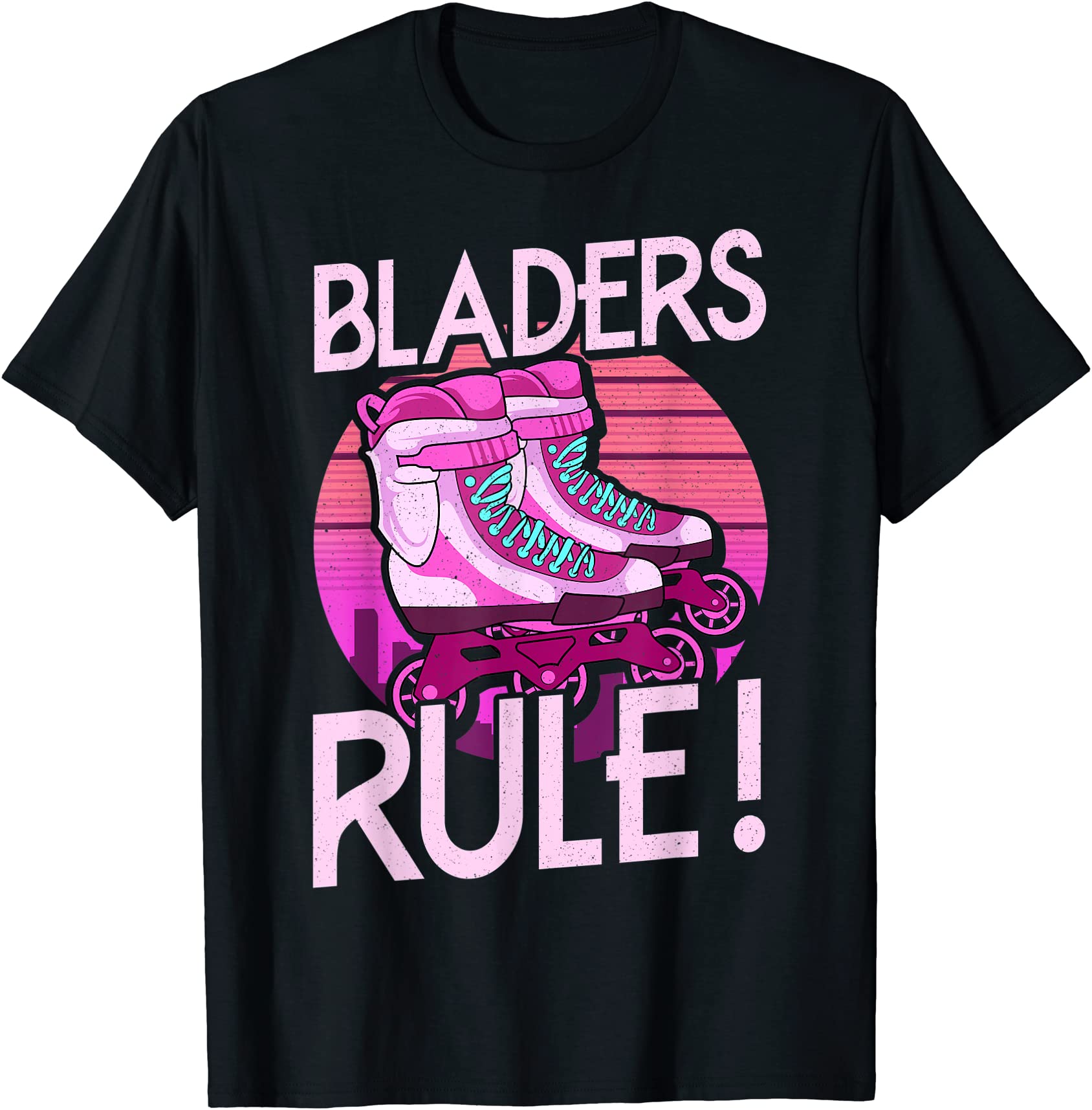 bladers rule for roller blades skaters inline skating t shirt men Buy