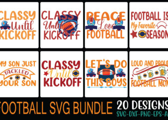 football svg bundle SVG Cut File