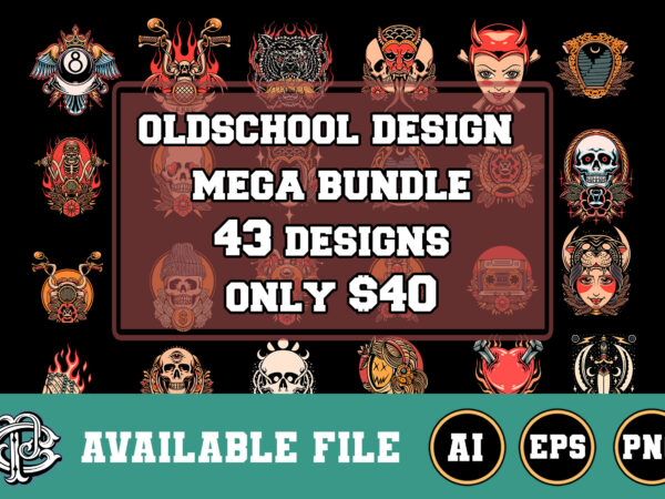Oldschool design mega bundle only $40