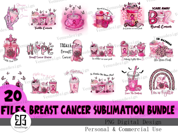 Breast cancer sublimation bundle t shirt template Breast cancer sublimation bundle t shirt template