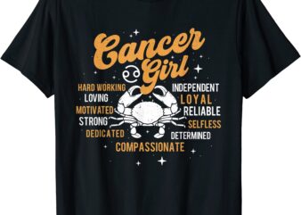 cancer girl astrology lover zodiac sign horoscope t shirt men