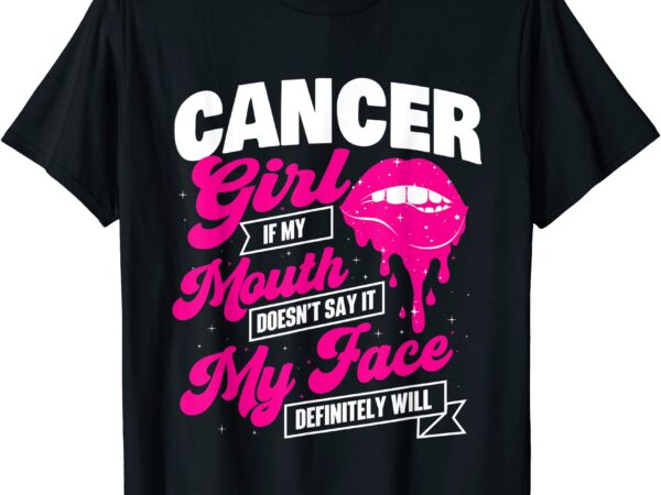 Cancer girl zodiac sign astrology lover horoscope t shirt men