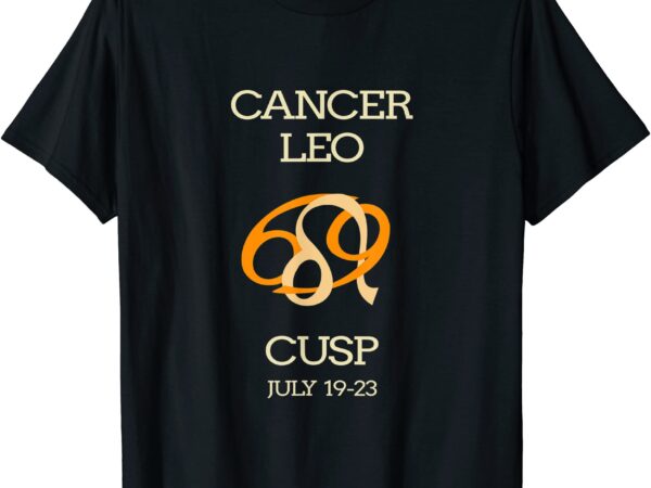 Cancer leo cusp zodiac horoscope t shirt men