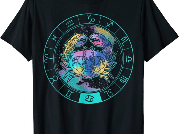 Cancer moonchild astrology zodiac horoscope sign t shirt men