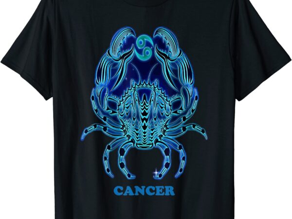 Cancer personality astrology zodiac sign horoscope design t shirt men