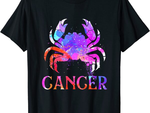 Cancer zodiac sign birthday horoscope astrology t shirt men