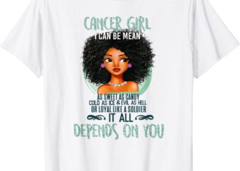 cancer zodiac sign shirts for afro american girls and women t shirt men