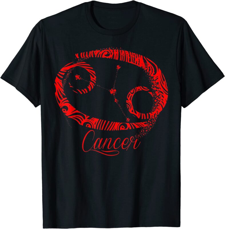 cancer zodiac sign symbol stars june july birthday t shirt men