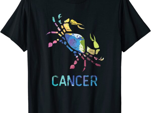 Cancer zodiac sign t shirt men
