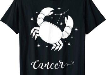 cancer zodiac t shirt men